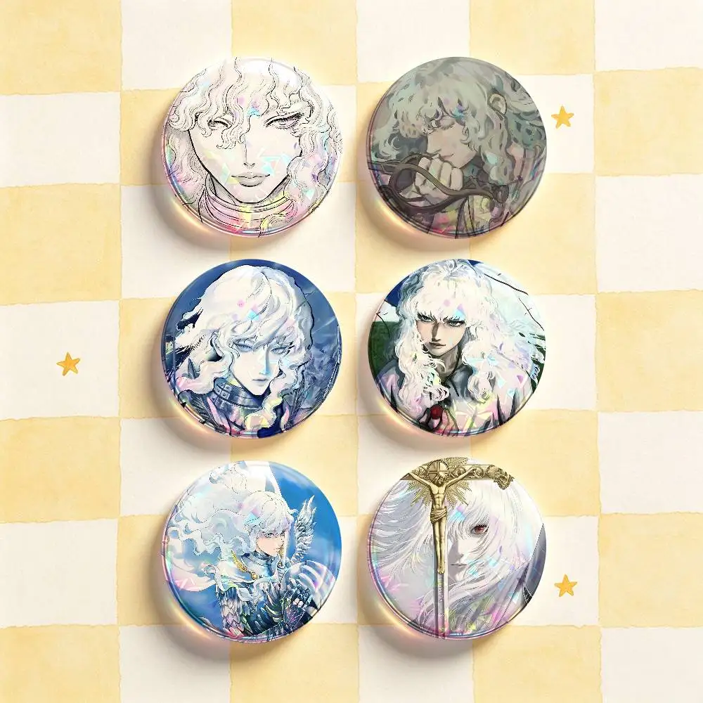 G-Griffith B-Berserk HD Print Badges Pretty Round Display Brooches IP merchandise 32mm 58mm 75mm 44mm 25mm