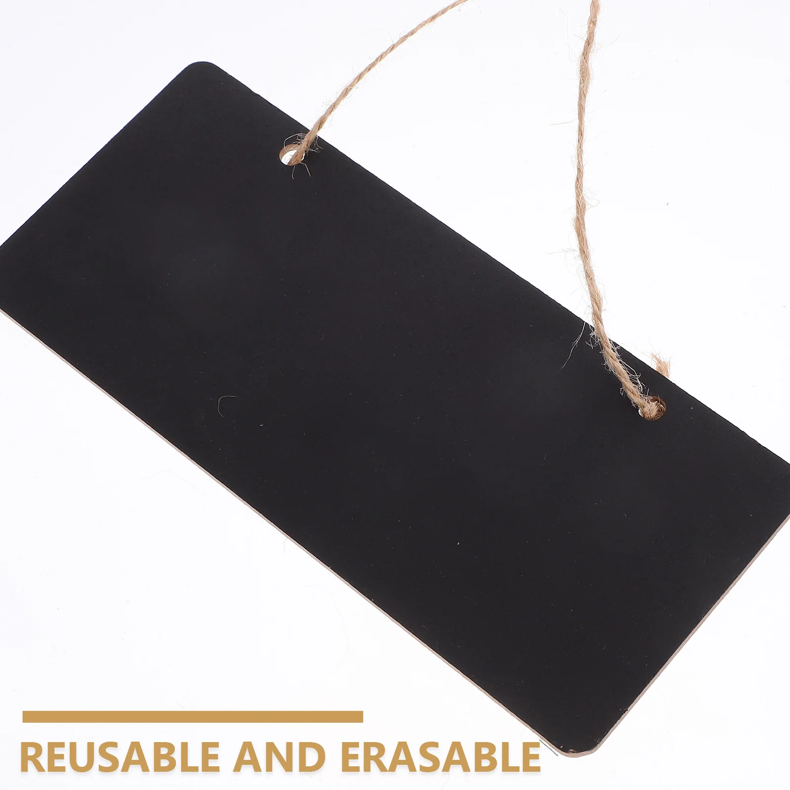 6 قطعة سبورة معلقة سبورة صغيرة لمتجر الزهور شارة السعر الخشبية لوحة رسائل قابلة لإعادة الاستخدام علامة السبورة خفيفة الوزن #4