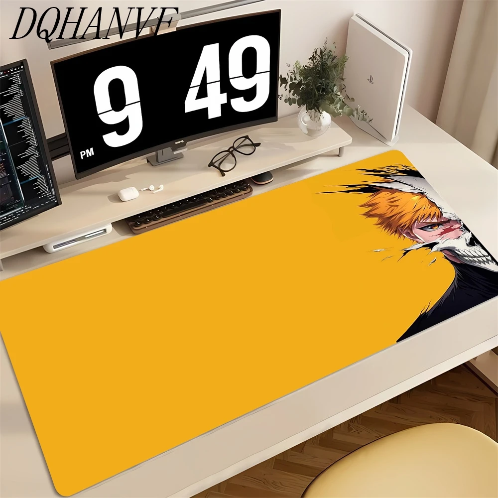 

Anime Bleach Mouse Pad Non-slip Mausepad Gaming Accessories Large Office Gamer Keyboard Desk Mat Kurosaki Ichigo Rubber Mousepad