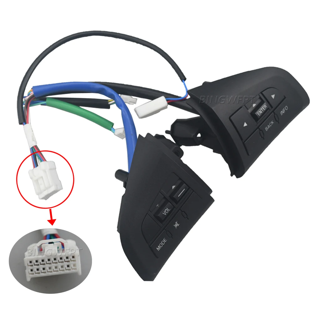 

Steering Wheel Control Button For Mazda 3 2010 Cx-5 Cx-7 Switch Car Styling Volume Mode Function