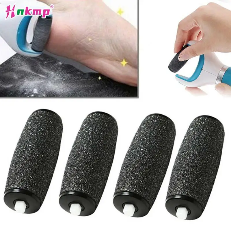 Hot sale 4Pcs Coarse Replacement Refill Roller Head For Electric Pedicure Foot File Tools