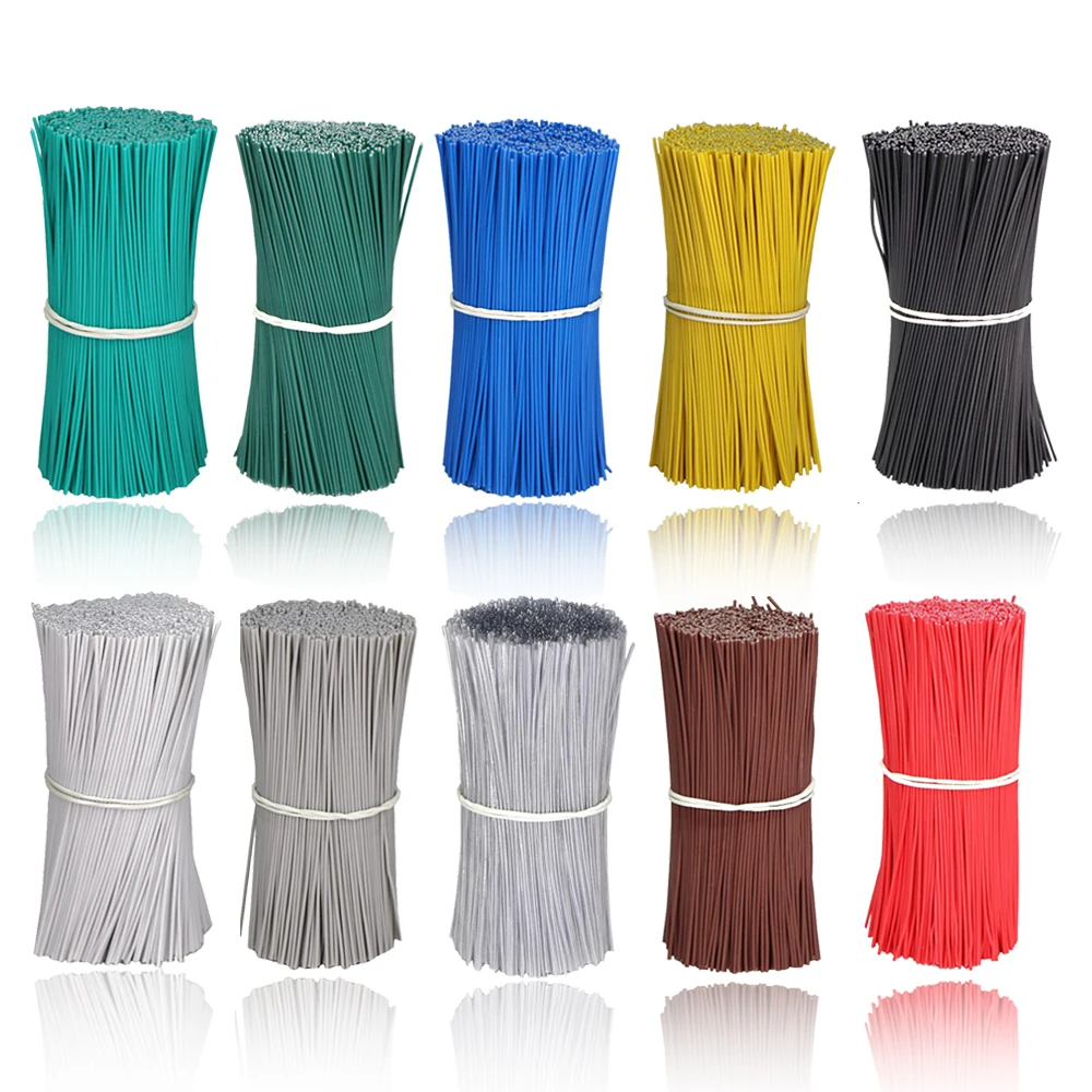 Multifunctional Garden Plant Ties 100PCS Reusable Plastic Round Iron Wire Twist for Flower Climbing Vines Coated Lines 10 Colors