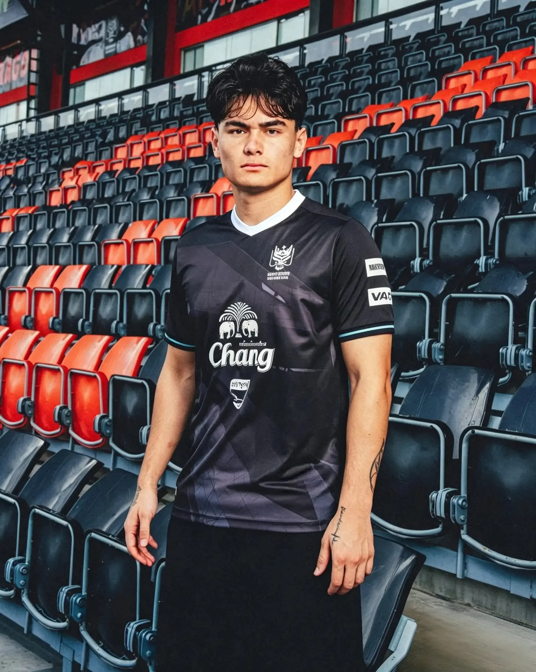 BG Pathum United Men's Soccer Jersey Short Sleeve Quick Dry Breathable Football Shirt Home Away Adult Match Training Sport