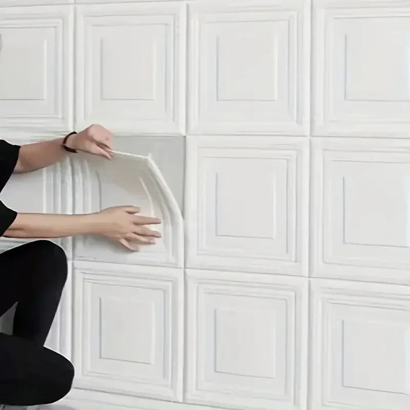 ملصق جداري ثلاثي الأبعاد مقاوم للرطوبة ، ورق حائط مانع للعفن ، غرفة نوم وغرفة معيشة ، ديكور خلفية ، 5 * ، 10 * *