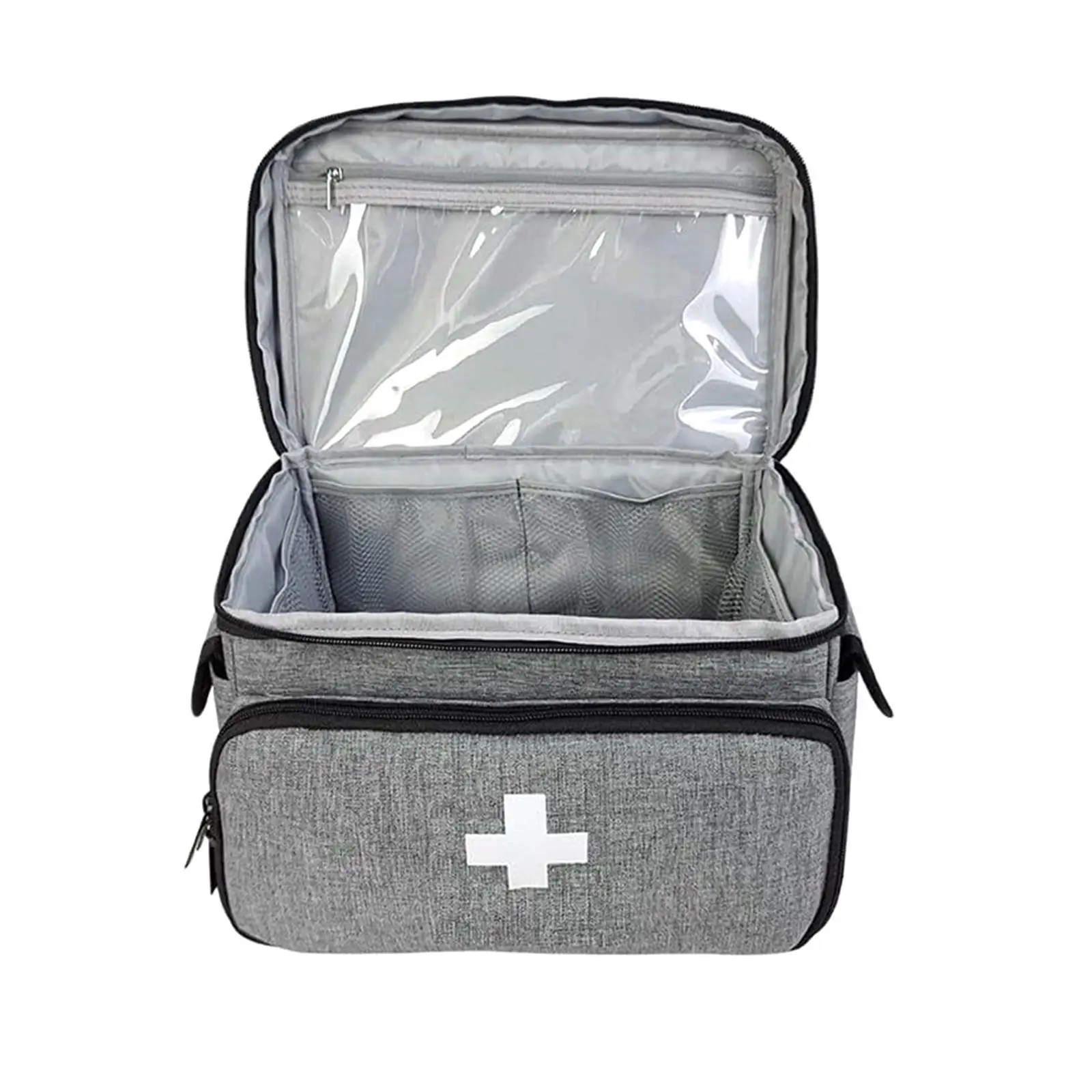 Trousse de premiers soins polyvalente, sac d'urgence de voyage, trousse de premiers soins portable, adaptée à la salle de sport en plein air, adaptée aux affaires, 11.42x7.68x6.89 po