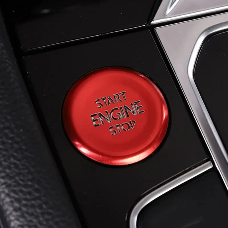 For Volkswagen CC 2019 2020 Car Console Start Stop Engine Button Cover Handbrake Auto P Switch Trim Interior Accessories Sticker