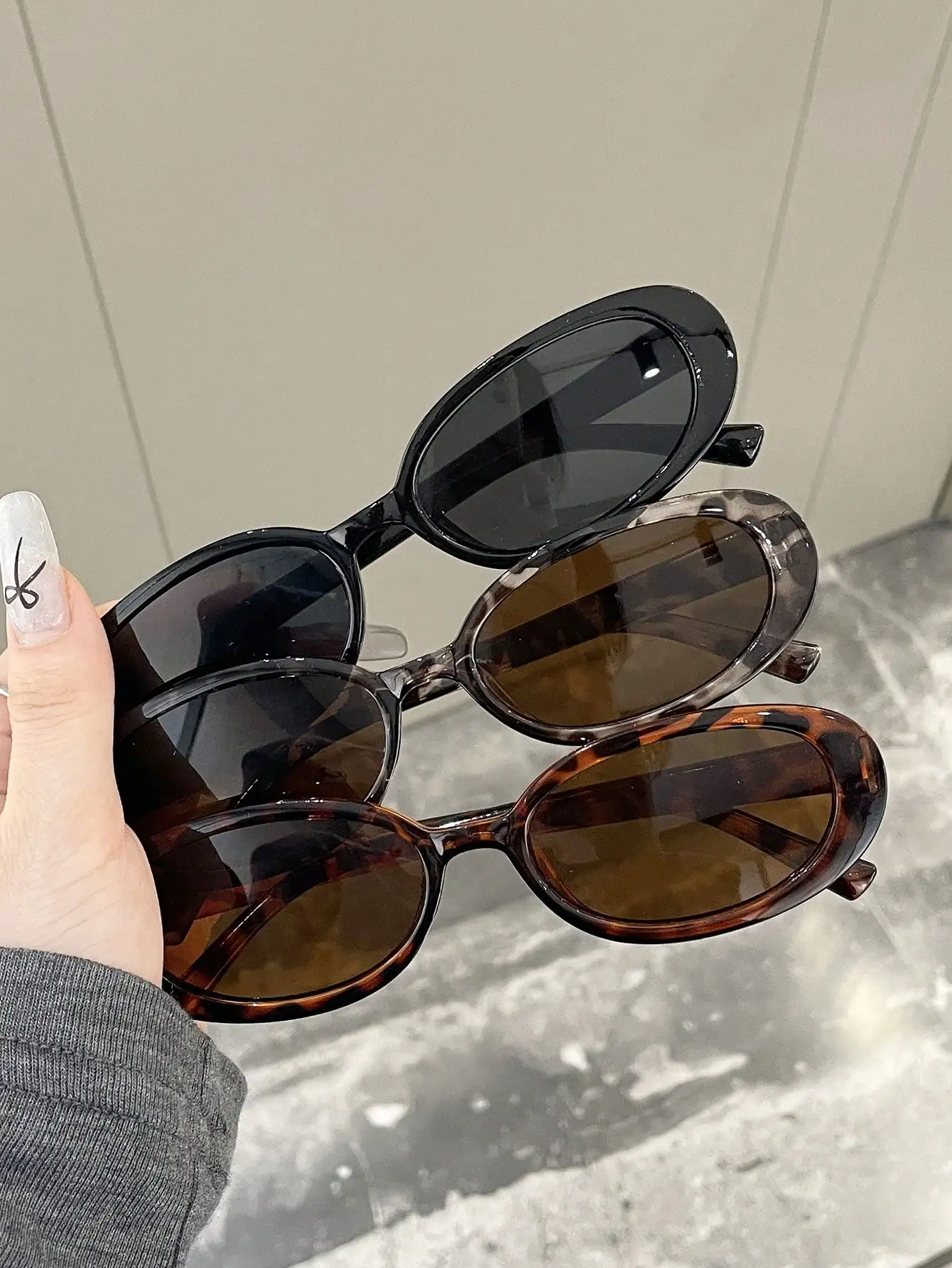 3-6 Pairs Women's Oval Frame Fashion Eyeglasses, Classic Style Suitable For Daily Life And Summer Travel
