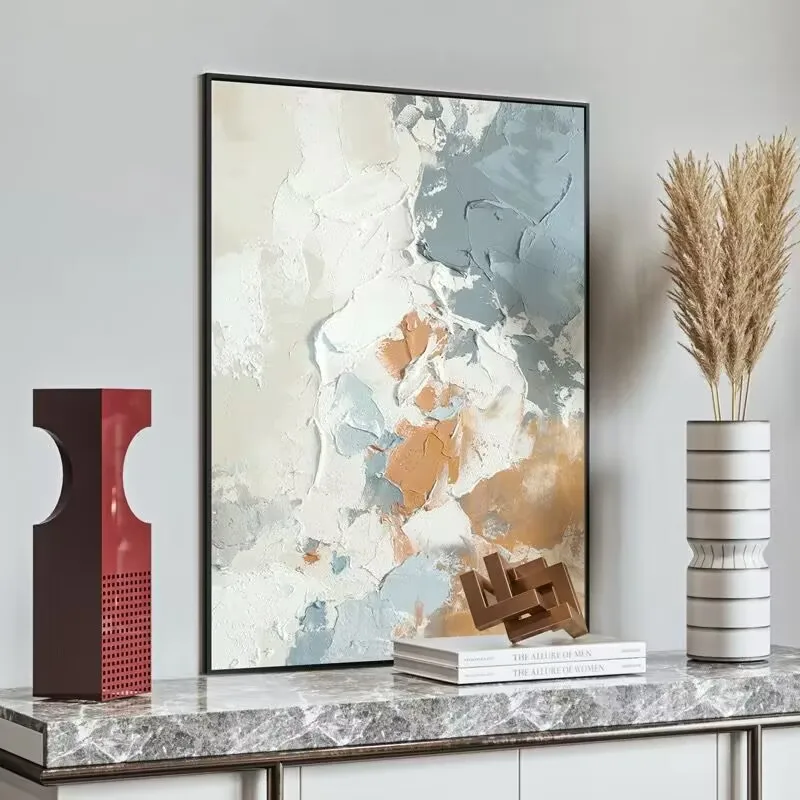 

Modern Abstract Thick Oil Painting Handmade On Canvas 3d painting goud Wall Art Poster For Wall Decoration Living Room Entrance