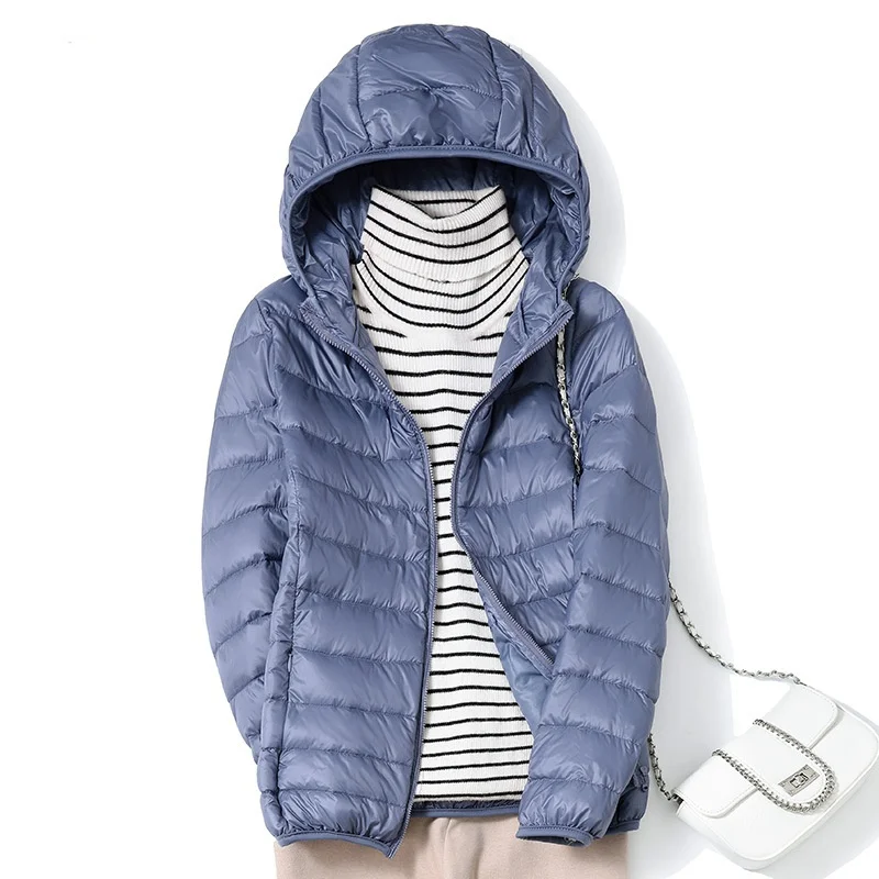 Women's Hooded Warm Down Jacket for Autumn and Winter 2025 New White Duck Down Casual Commuter Mother Outdoor Warm Jacket