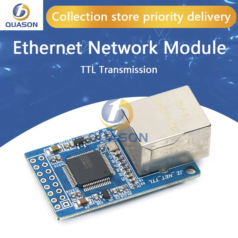 CH9121 Serial Port to Ethernet Network Module TTL Transmission Module Industrial Microcontroller STM32