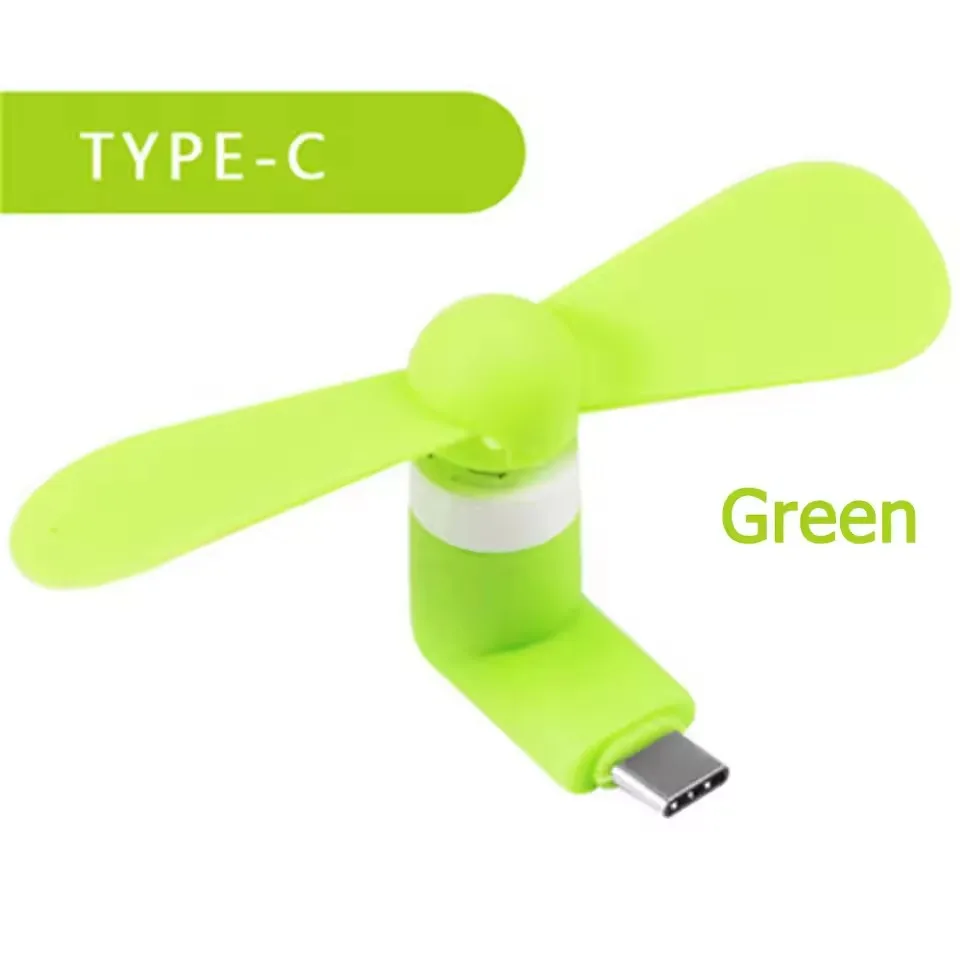 1 PCS Tipo C Mini Ventilador de Telefone Portátil MicroFan Celular para iPhone 15 iPad Samsung Galaxy Celulares USB-C Porta Gadget Ventiladores
