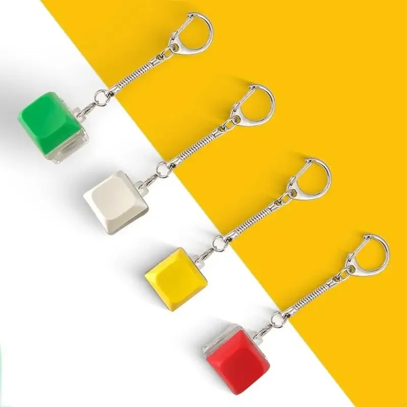 

Механическая клавиатура с 1 клавишей, игрушечный тестер клавиш с многоцветной светодиодной подсветкой и плавным снятием стресса