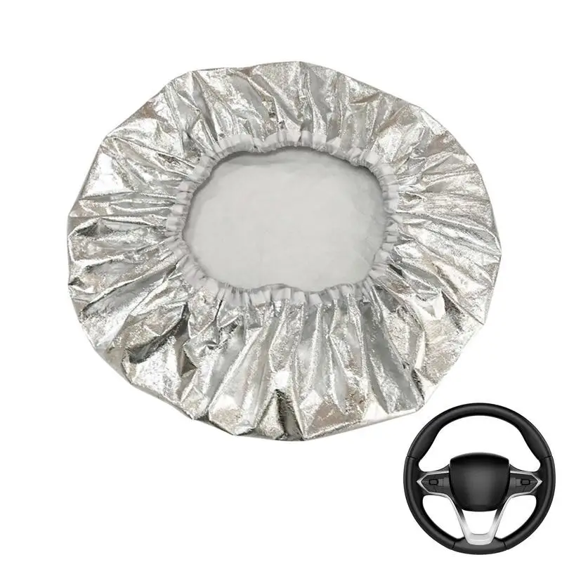 

Universal Car Sun Shade Cover Steering Wheel Sun Block Steering Wheel Sunshade Resist UV Heat Insulation Sunscreen Insulation