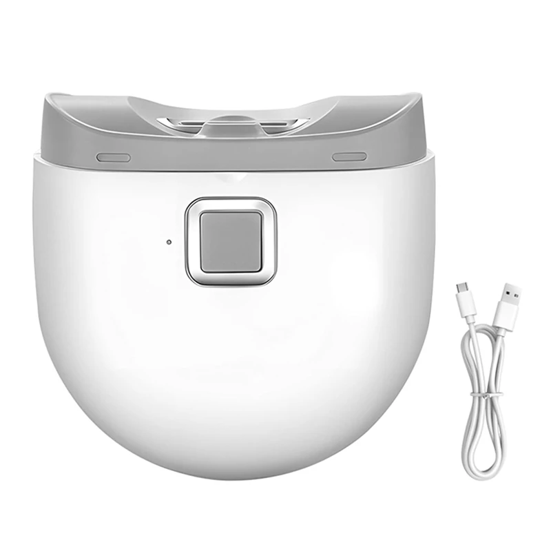

ABUM-Portable Electric Nail Clippers, Fully Automatic Silent Nail Clippers, Mini Baby Nail Trimmer With Storage Space