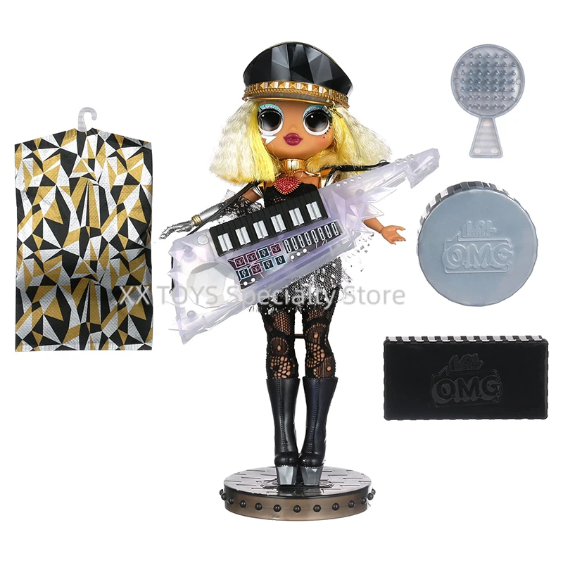 笑 サプライズ！ OMG 音楽リミックスロック Bhad Gurl 名声女王サプライズファッション人形グッズ人形プレイセット女の子の誕生日プレゼント