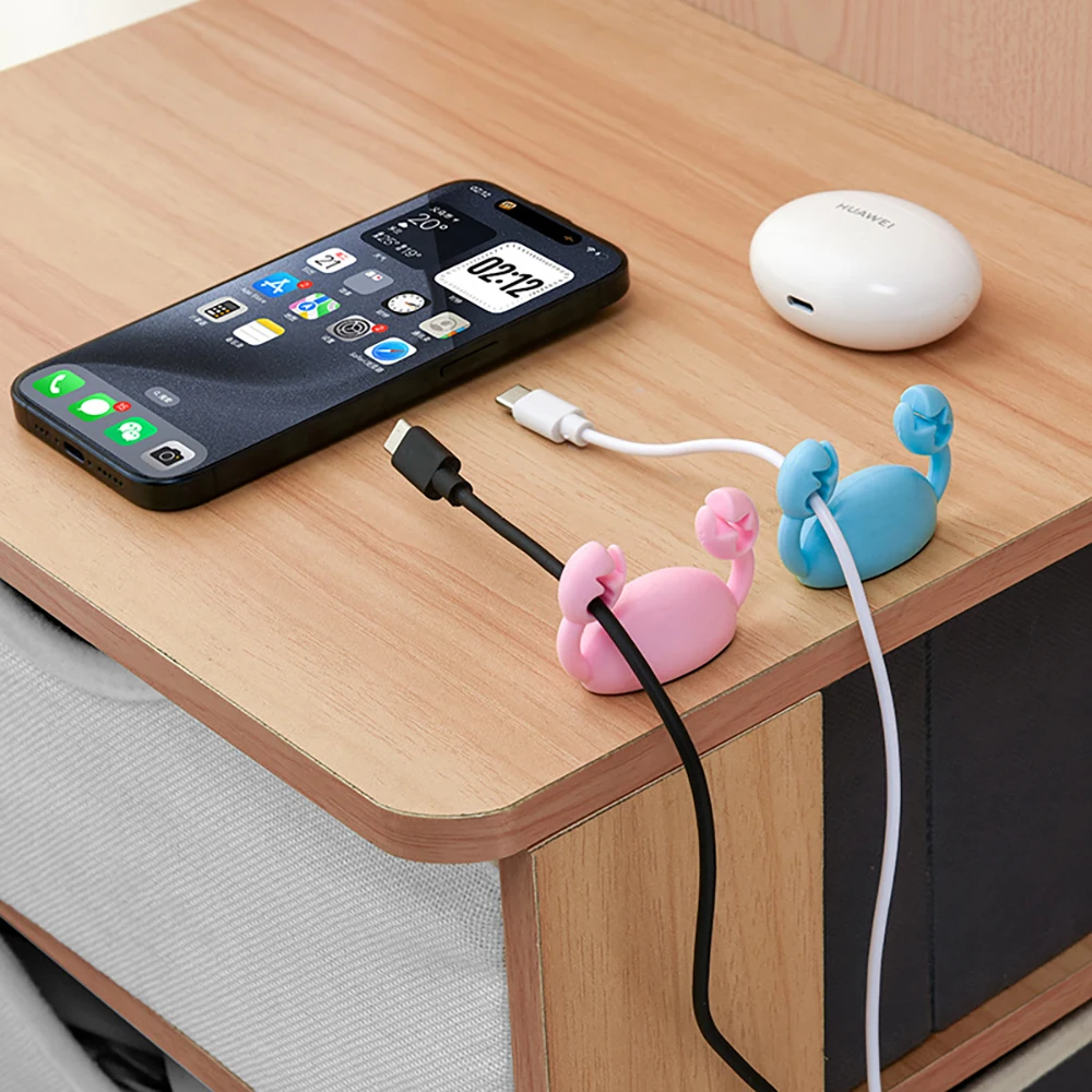 Cartoon Crab Cable Organizer, Mobile Data Cable, Earphone Cable Organizer, Fixing Device, Car Storage Hub