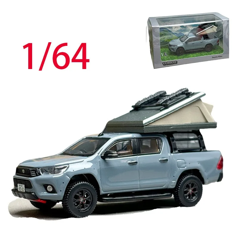 TW Diecast 1/64 Scale Toyota Alloy Car Model Toyota Hilux Pickup Truck Play Vehicles Toys for Boys Original Box