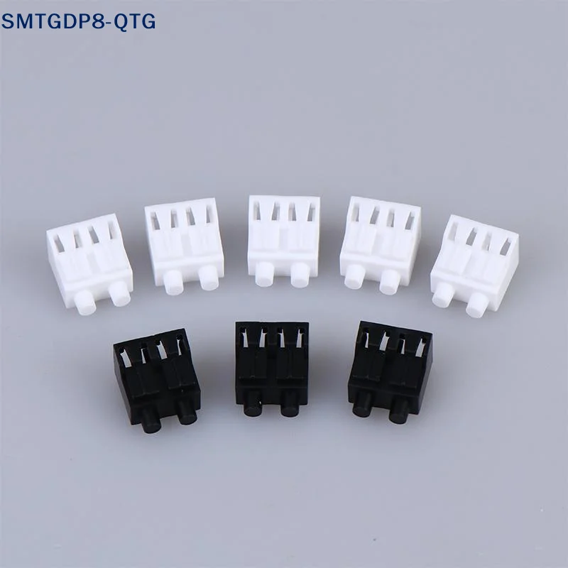 NEW 10pcs/50pcs LC Duplex Fiber Optic Tool Dust Cover Connector, Dust Protective Cap For Optical Patch Cord Cable