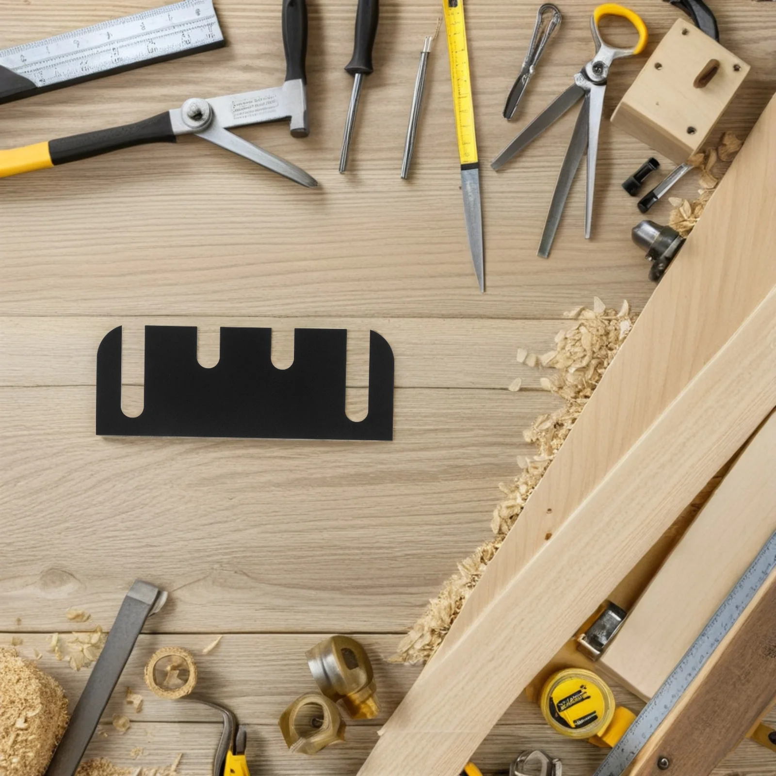 

10pcs Door Hinge Repair Kit Black 4Inch Plastic Shims For Filling Gaps In Interior Doors Hinge Spacers Pads Replacement Parts