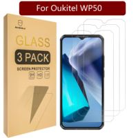 Mr.Shield Screen Protector compatible with Oukitel WP50 [Tempered Glass] [3-PACK] [Japan Glass with 9H Hardness]