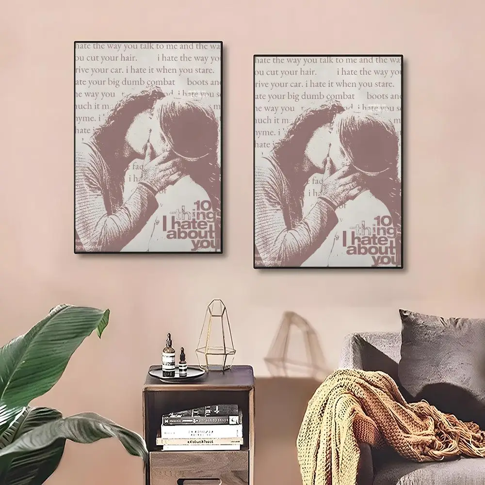 Movie Teen How To Lose A Guy In 10 Days Painting Calligraphy Poster ‌decor Canvas Modern living room