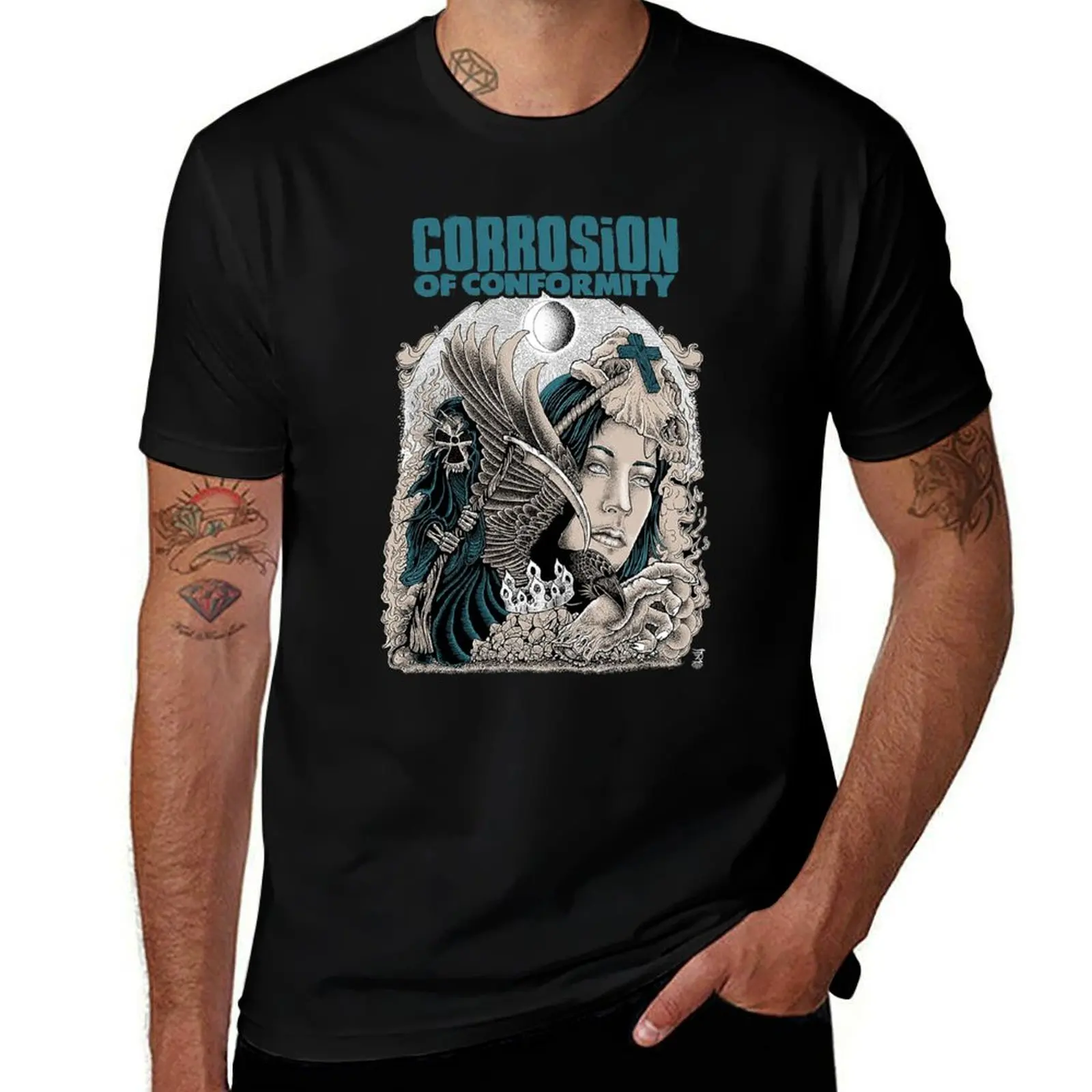 

Corrosion of Conformity T-Shirt cotton t shirt man cotton t shirt pack black cotton t-shirt plain for man package T-Shirt