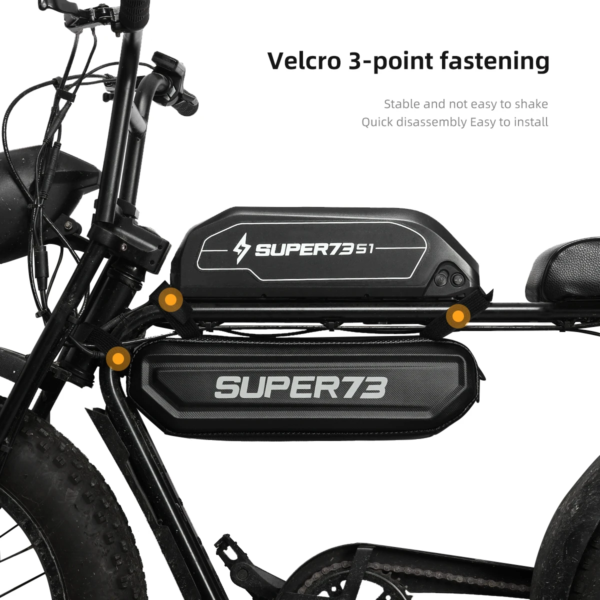 Bicycle Electric Bike Frame Tube Bag Multifunctional Under Tube Bag Waterproof Cycling Bag Large Capacity Storage Bike Accessory