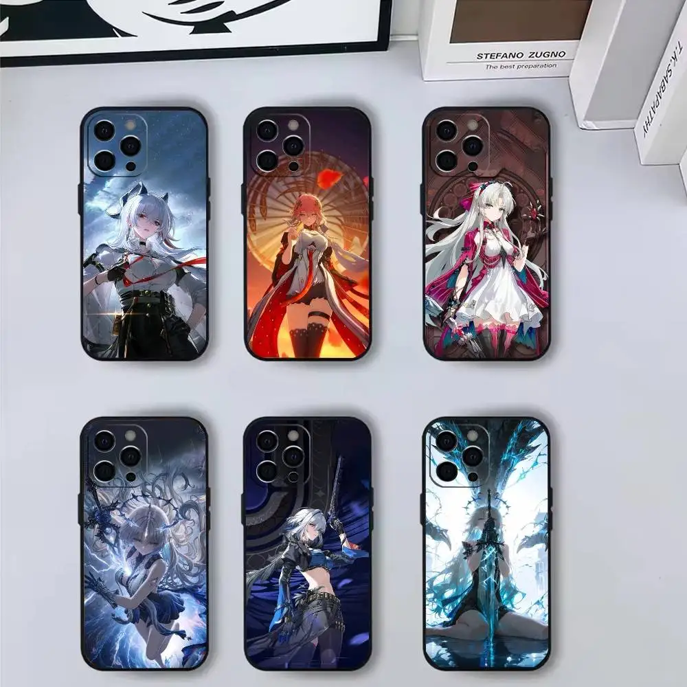 

W-WutHeriNG Waves Phone Case For iPhone17,16,15,14,13,12,11 Plus,Pro Max Soft Black Cover