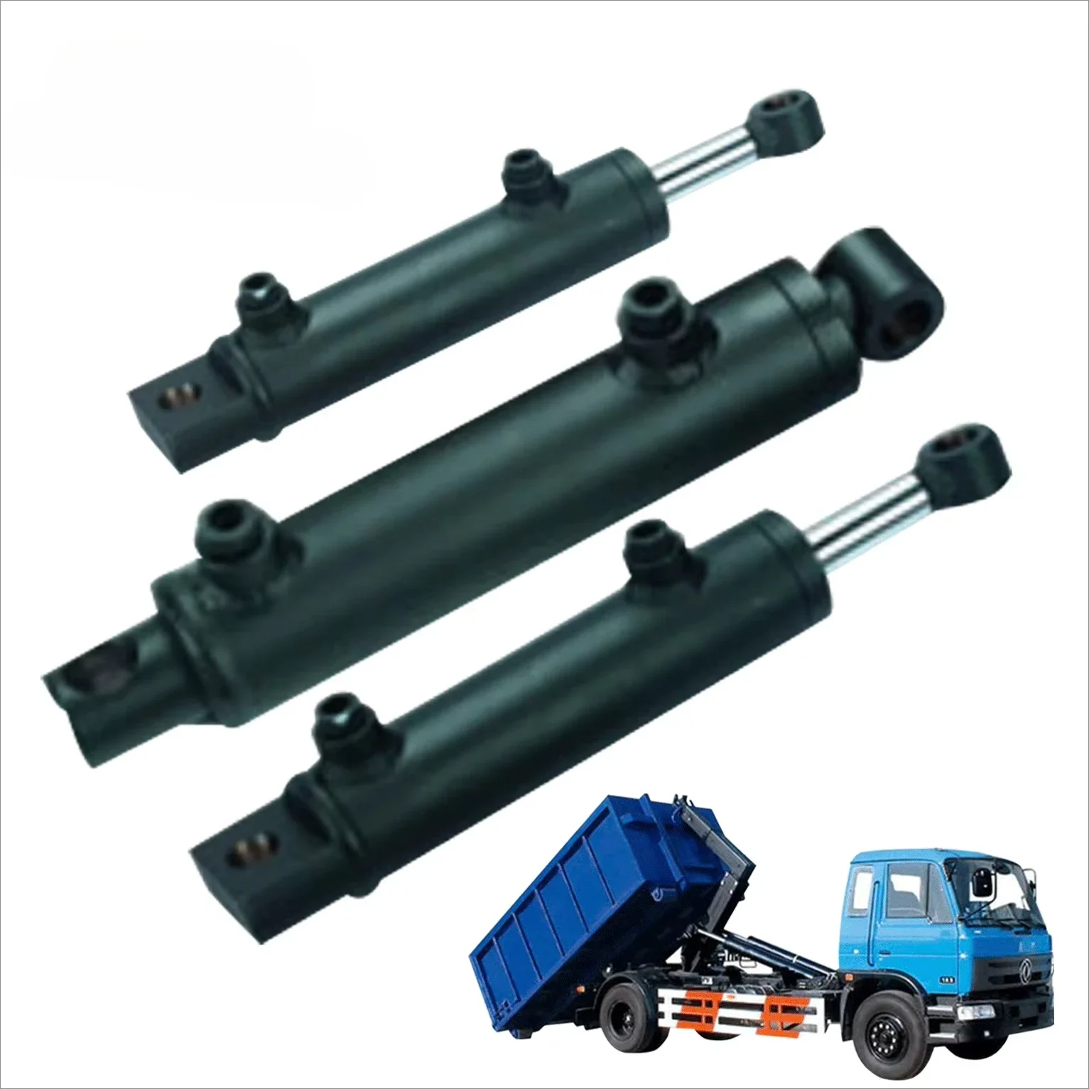 Used Aluminium Hydraulic Cylinder Construction Sanitation Vehicles Farm Equipment Stainless Steel Piston Structure Gear Engine
