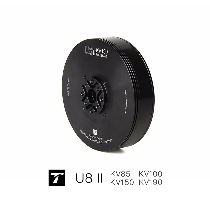 SkyDEl Parts U8 II T-motor KV150 KV85 KV100 KV190 BRUSHLESS MOTOR For Hexacopter Quadcopter RC Long Flight Time V