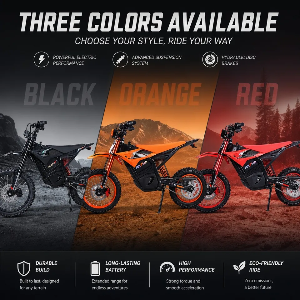 ALT FISH Off-Road E-Bike – 3500W Peak Motor, 46MPH Top Speed, 230LB Load, Lightweight 56KG Frame for Trails & Mud image 10