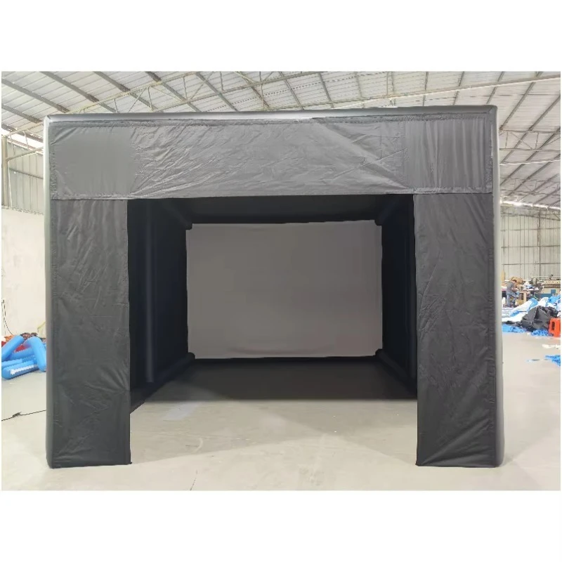

Inflatable golf cage tent for sports and recreational training