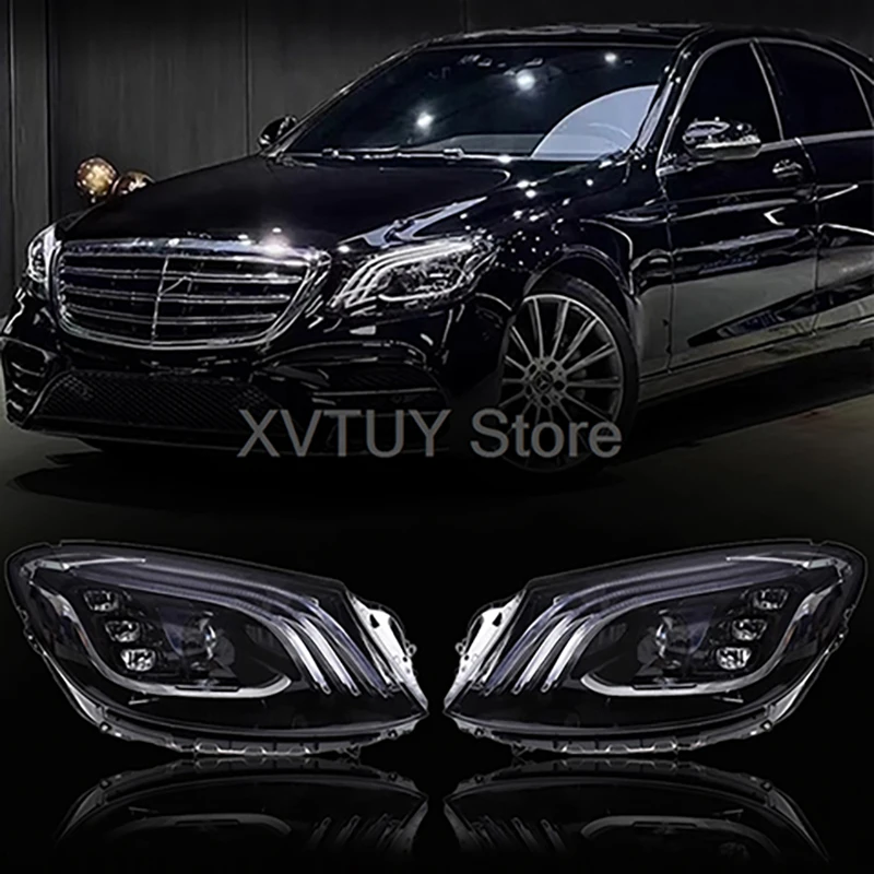 

Led Headlights For Benz S-Class W222 Upgrade Led Styling Car Lights 2014 2015 2016 2017 Auto Headlamp Assembly Accessories 1Pair
