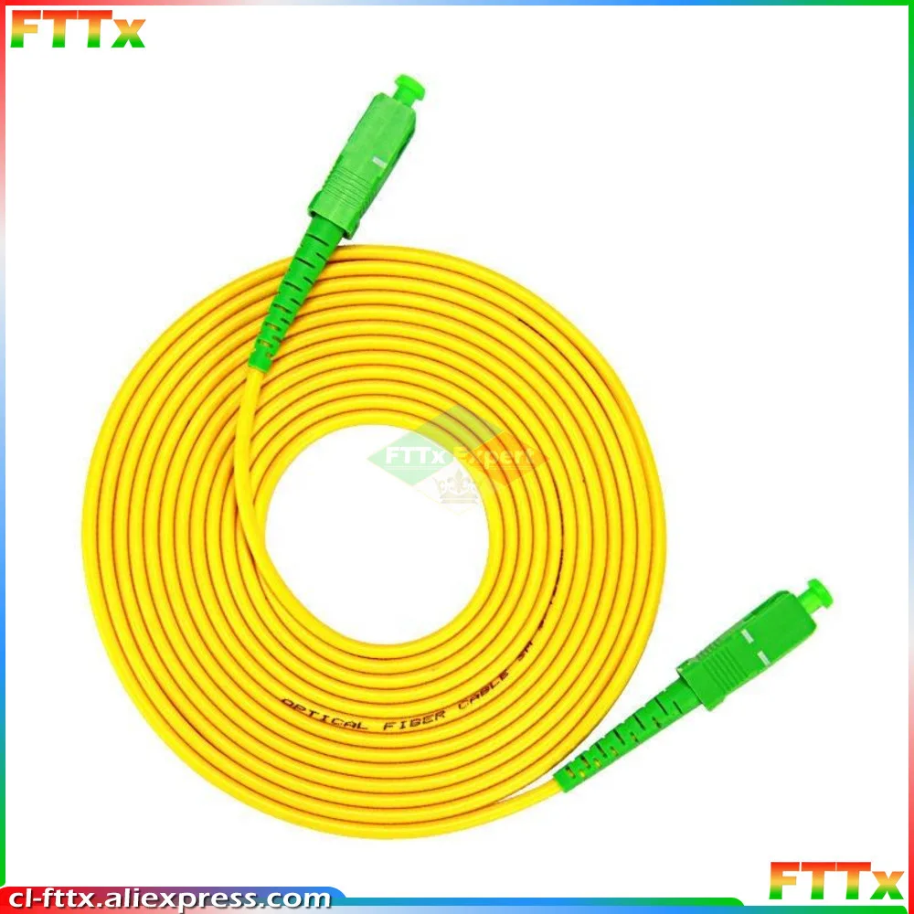 

SC SC Singlemode Fiber Optic Patch Cable SC APC SM 3.0 Or 2.0mm 9/125um FTTH Fiber Patch Cord Optical Fiber Jumper 3m 5m 10m 30m