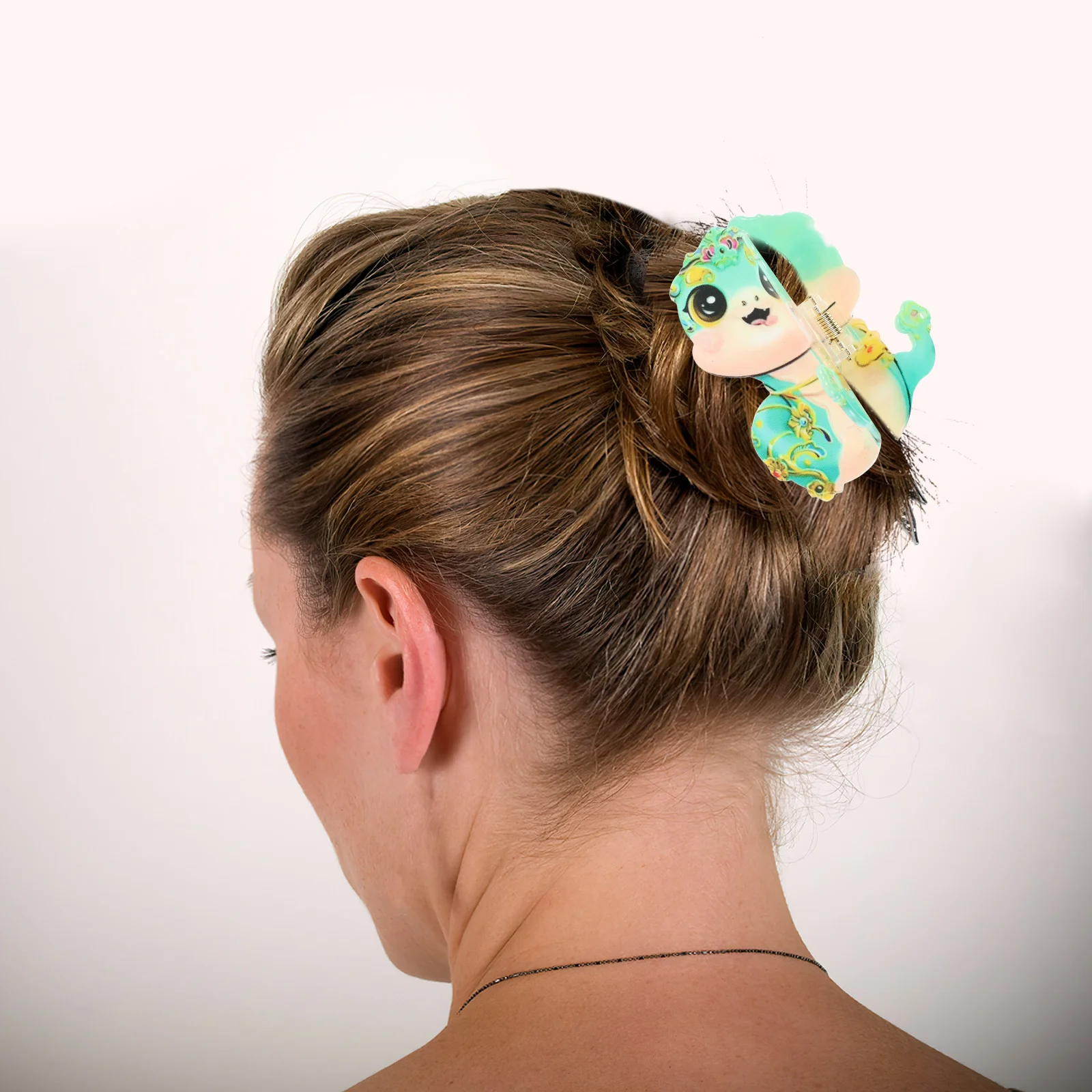 

Kawaii змеиный дизайн, заколки для волос, ацетатный материал, милые зажимы для челюстей для разных цветов и стилей волос, декоративные аксессуары