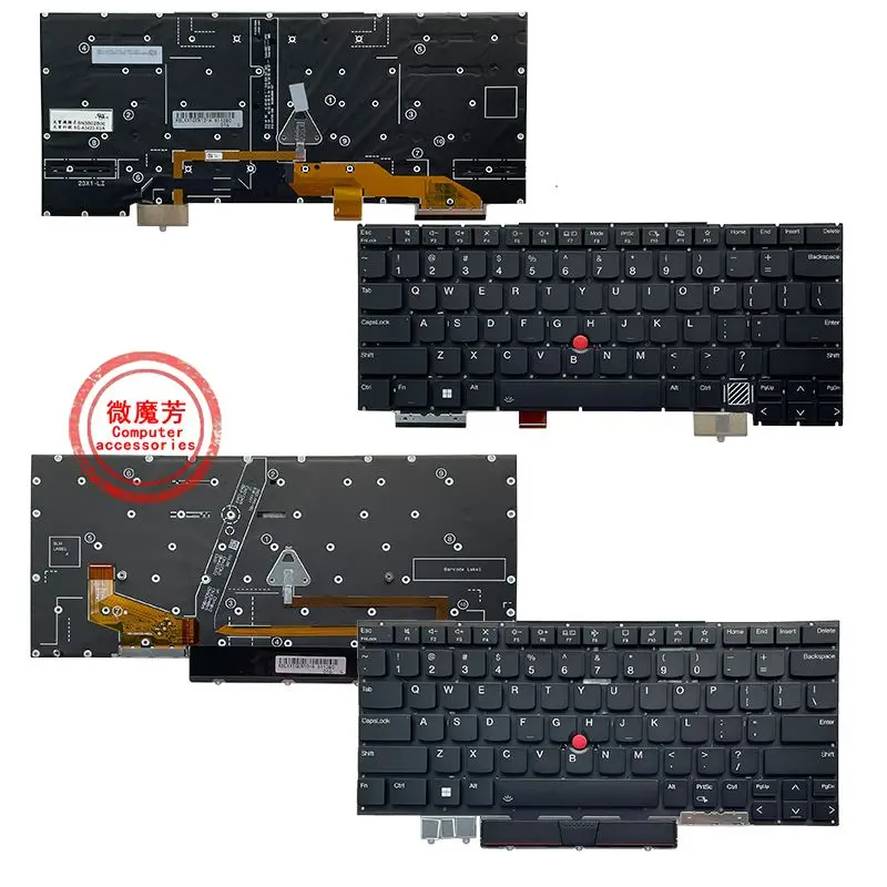 US Laptop keyboard For Thinkpad X1 Carbon 10TH GEN 10 2022/11TH GEN 11 2023/12TH GEN 12 2024/ X1 2-in-1 Gen9 9th Gen10 10th 