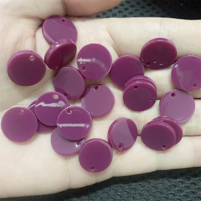 

Оптовая продажа, 100 шт./лот, 14 мм, цветной принт, геометрия, круглая форма, акриловые бусины, ювелирные изделия «сделай сам», аксессуары для одежды