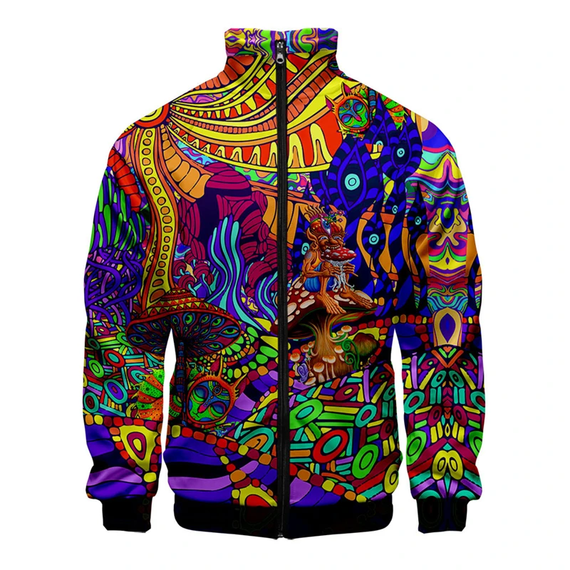 Spring And Autumn Men Casual Zip Up Jacket Clothing Washed Graphic Women Long Sleeve Tops Hawaii Comfortable Jackets Coats Male