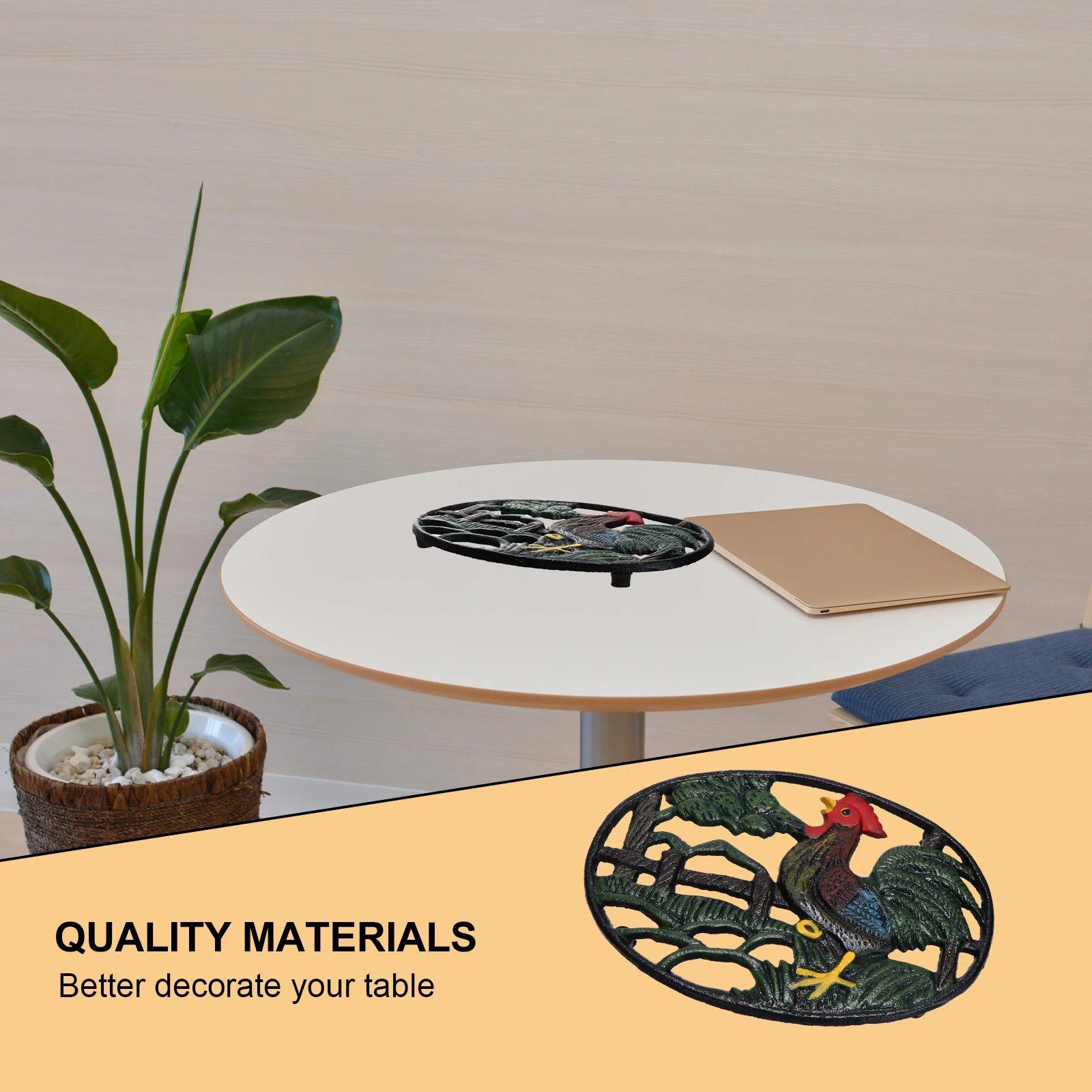 

Heat Insulation Pad Thickened Pot Mat Iron Placemat Square Holders Kitchen Dining Tableware Mats Protect Tables