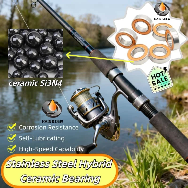 

10PCS S6700RS CB 10x15x4 mm Bearing ABEC-7 Stainless Steel Hybrid Ceramic Ball s S6700 6700RS 2RS