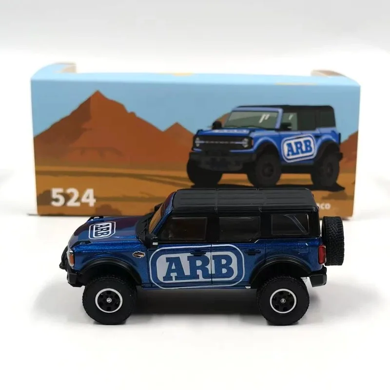 SHADOW PRO 1:64 Ford Mustang off-road SUV alloy car model static simulation ornament, adult collectibles, holiday gifts.
