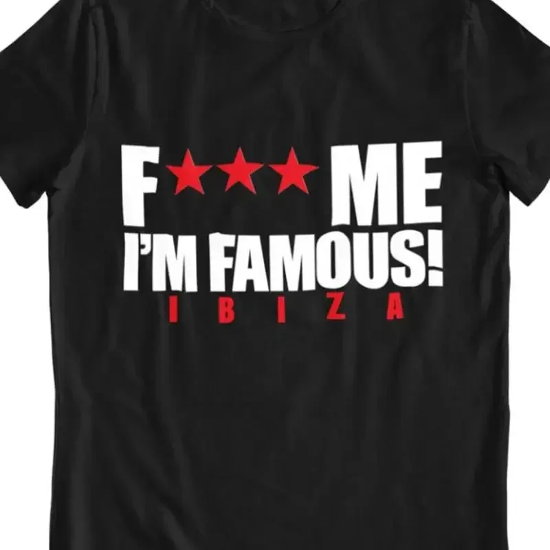 David Guetta Classic Men T Shirt F Me I'm Famous Logo Ibiza Top Beefa Black S 5XL