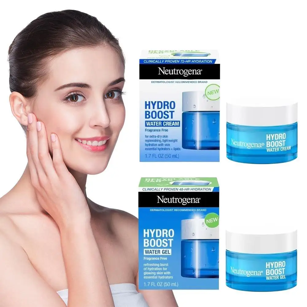 Nueva loción hidratante Facial limpiadora, cremas antiarrugas para piel seca, Gel de agua sin aceite y no comedógeno