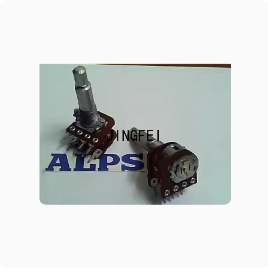 1pcs Japan ALPS Alpine dual axis dual potentiometer A20K * 2 with tap 8 pin shaft length 35mm