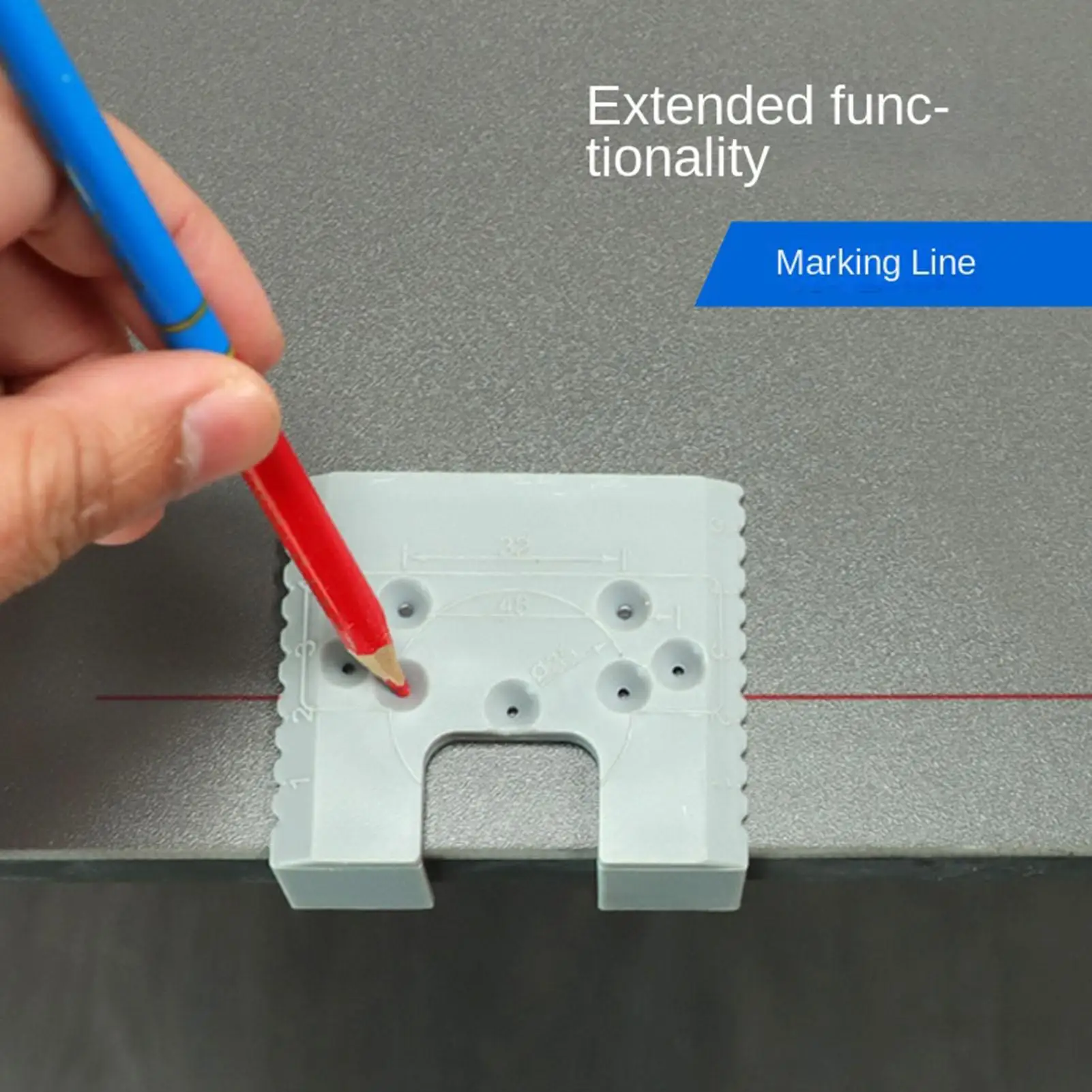 Door Jamb Hinge Jig Installation Template for Door Latch Carpenter Latch Installation for Home Kitchen Bathroom Cabinet Drawer