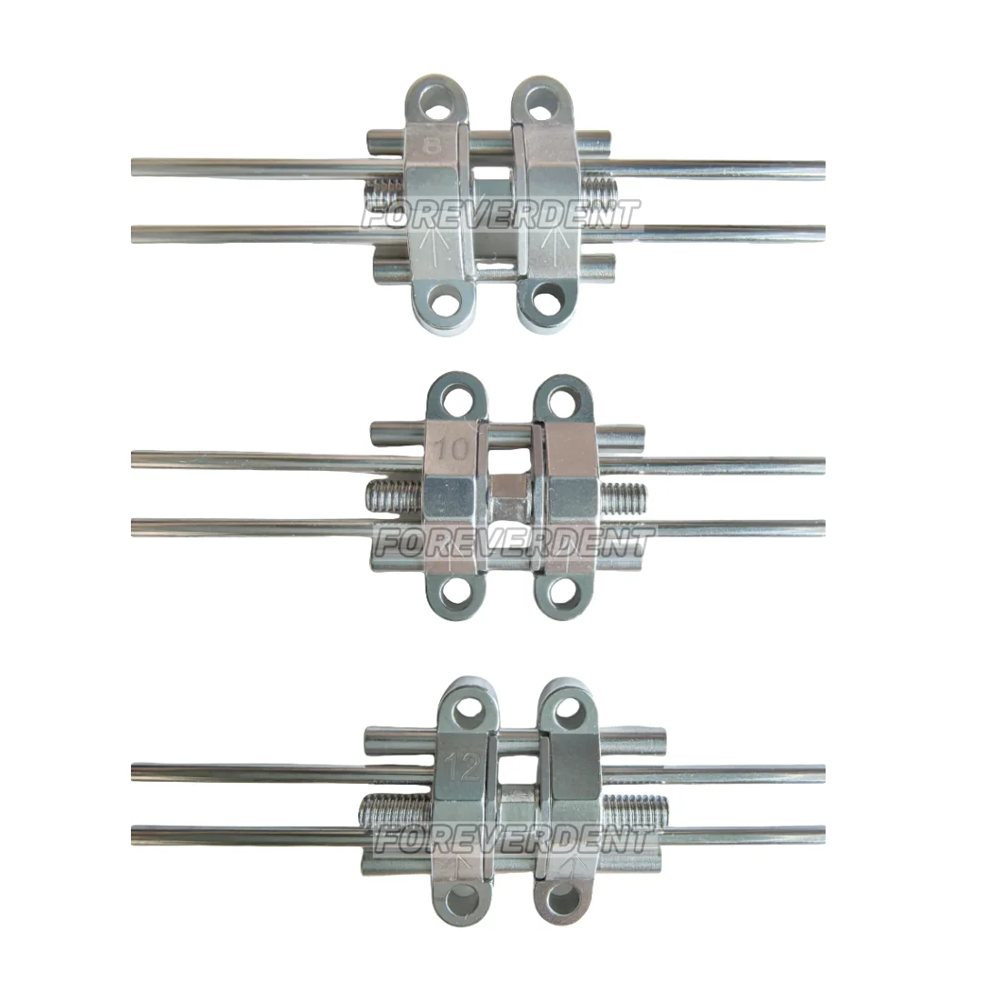 1Zestaw Dental MSE Palatal Expander Orthopedic Mid Facial Parallel Expansion Screw Tool 8mm/10mm/12mm 3Sizes