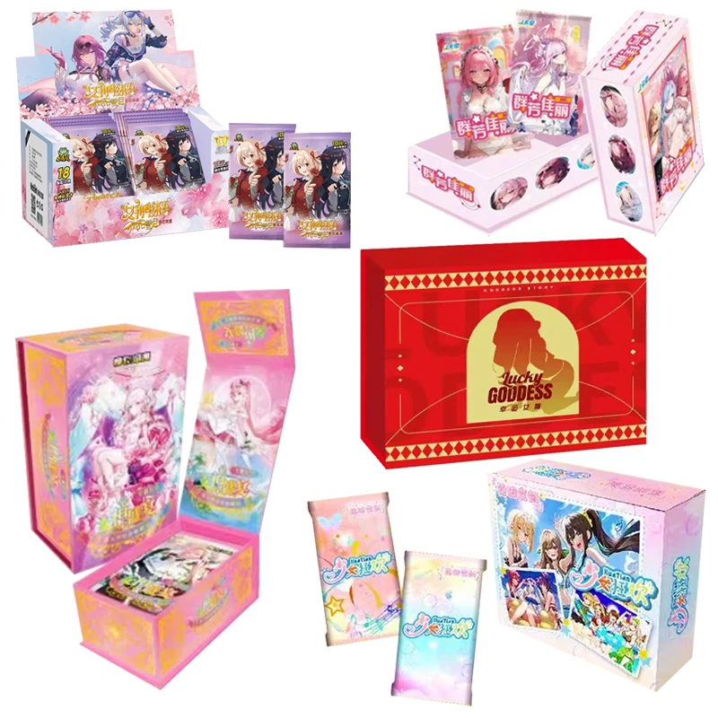 Goddess Story Cards Booster Box Waifu Anime Girl Party Swimsuit Tcg Game Child Kids Toy Gif Family For Birthda