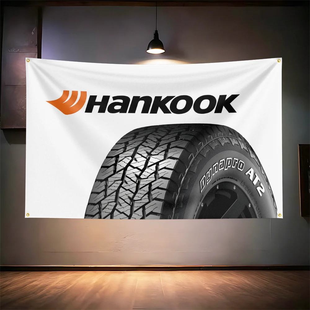 Flaga opon Han-kooks 3x5ft 90x – Auto Repair Shop Banners recenzja i cena