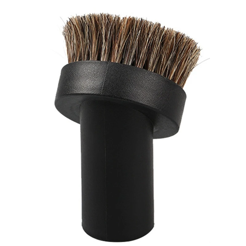 AC66 1PC 32mm crin aspirateur brosse tête remplacement rond clavier espace dépoussiérage brosse aspirateur pièces