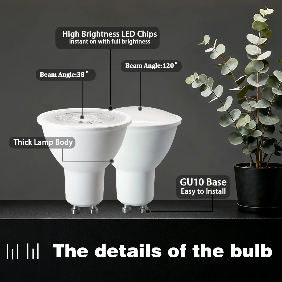 8PCS 38 grad 120 grad GU10 Focos LED Spot Licht 3W-9W AC220V Innen Beleuchtung Hause dekoration Bombillas Led-leuchten für Zimmer